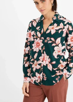 Bluse aus fließender Viskose