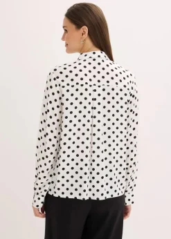 Bluse aus fließender Viskose