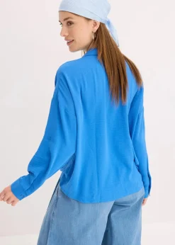 Bluse aus leichtem Crêpe