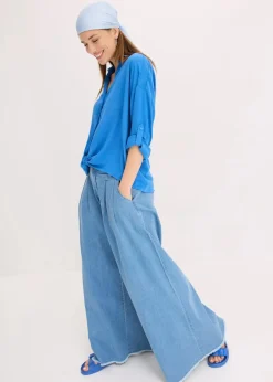 Bluse aus leichtem Crêpe