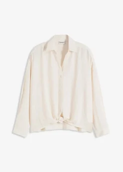 Bluse aus leichtem Crêpe