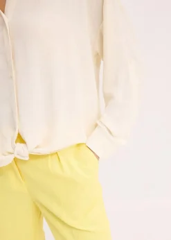 Bluse aus leichtem Crêpe