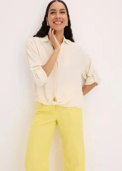 Bluse aus leichtem Crêpe