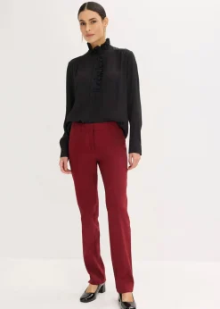 Bluse aus luftigem Crêpe