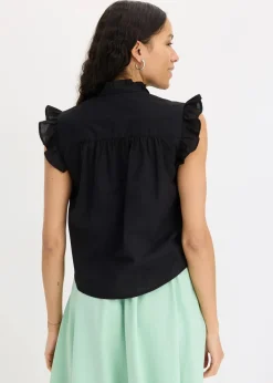 Bluse aus reiner Baumwolle