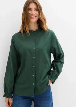 Bluse aus reiner Baumwolle