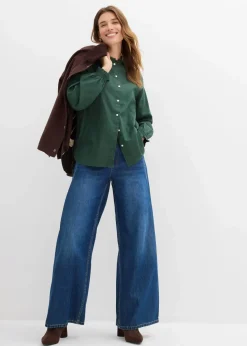 Bluse aus reiner Baumwolle