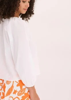 Bluse aus reiner Bio-Baumwolle