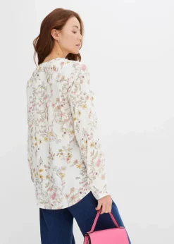 Bluse aus reiner Viskose