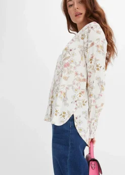 Bluse aus reiner Viskose