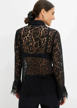 Bluse aus Spitze