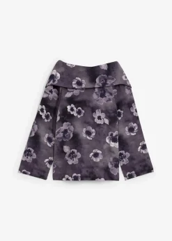 Bluse aus strukturiertem Crêpe