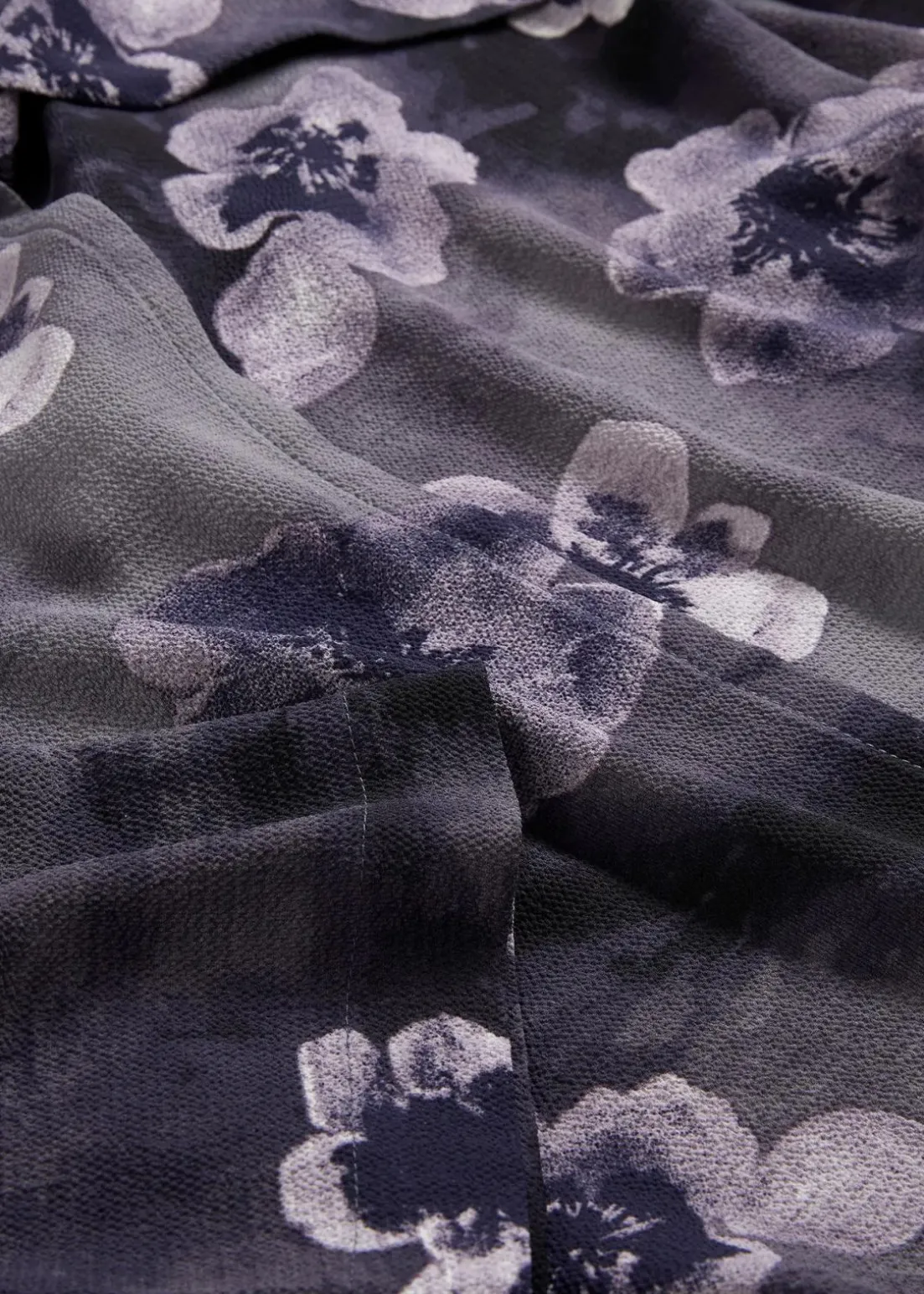 Bluse aus strukturiertem Crêpe