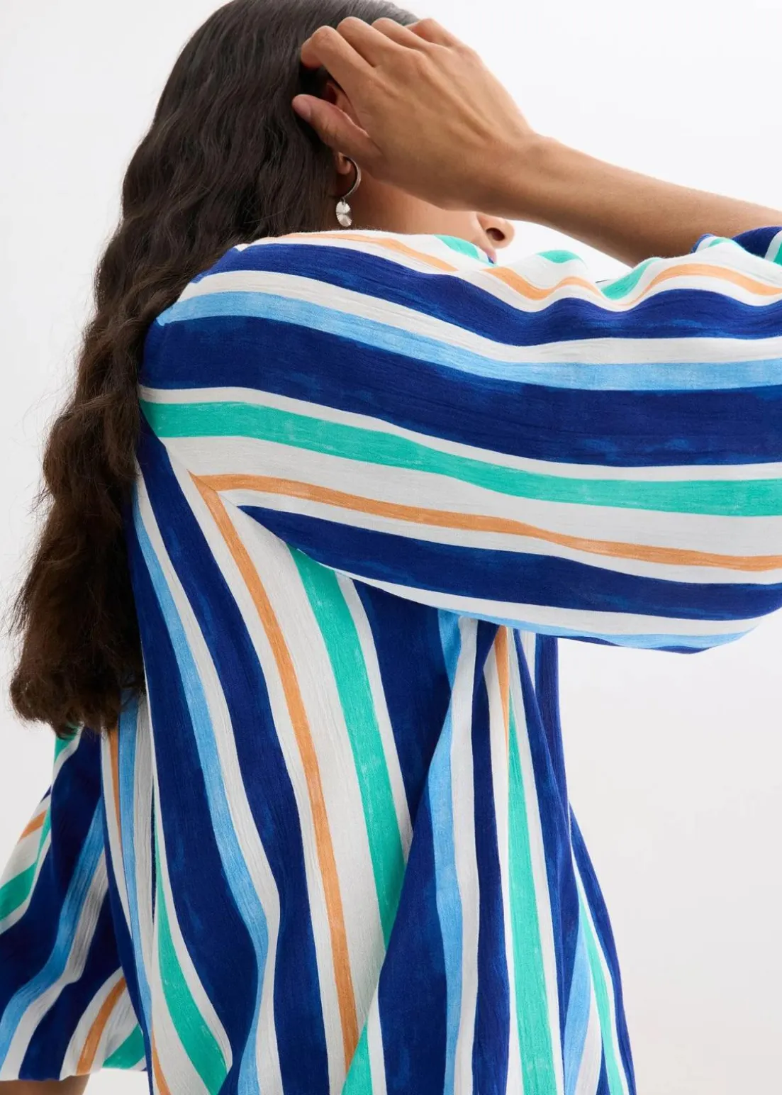 Bluse aus strukturierter Viskose