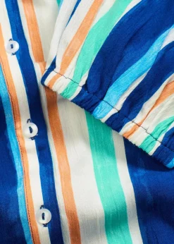 Bluse aus strukturierter Viskose