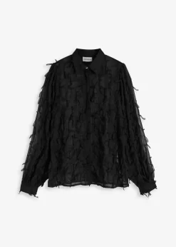 Bluse mit Fransen-Details