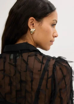 Bluse mit Fransen-Details