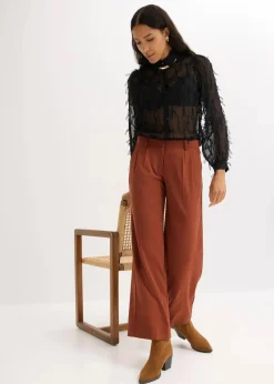 Bluse mit Fransen-Details