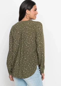 Bluse mit Pünktchen
