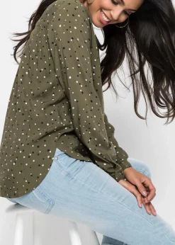 Bluse mit Pünktchen