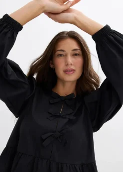 Bluse mit Schleifendetails