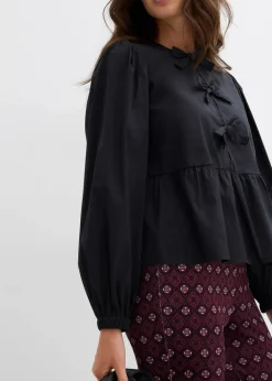 Bluse mit Schleifendetails