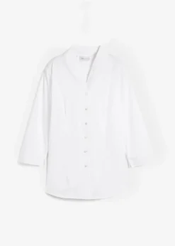 Bluse mit Stehkragen