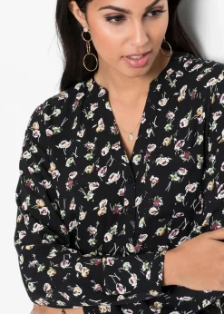 Bluse mit V-Ausschnitt