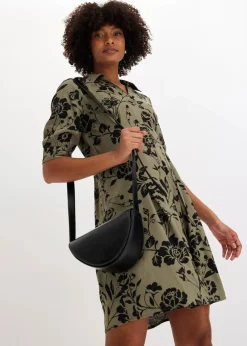 Blusenkleid aus fließender Viskose