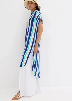 Blusenkleid aus fließender Viskose