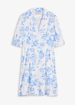 Blusenkleid aus fließender Viskose