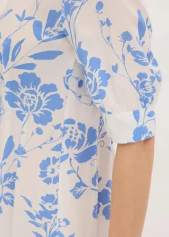 Blusenkleid aus fließender Viskose