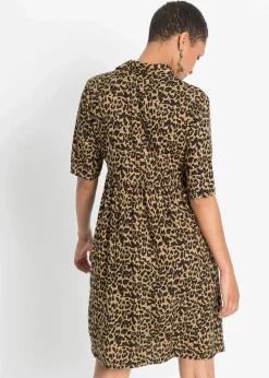 Blusenkleid aus fließender Viskose