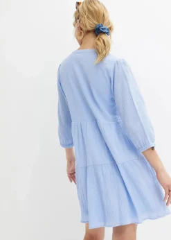 Blusenkleid aus reiner Baumwolle