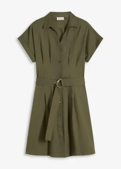 Blusenkleid aus reiner Baumwolle