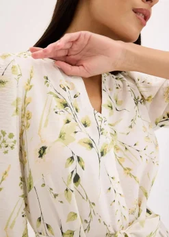 Blusenkleid aus Viskose-Mix