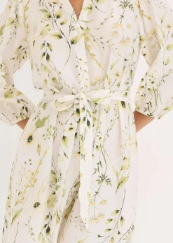 Blusenkleid aus Viskose-Mix