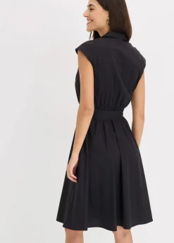 Blusenkleid mit Bindegürtel