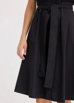 Blusenkleid mit Bindegürtel