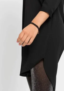 Blusenkleid mit kurzer Knopfleiste