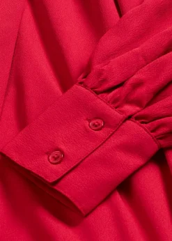 Blusenkleid mit Schluppenkragen