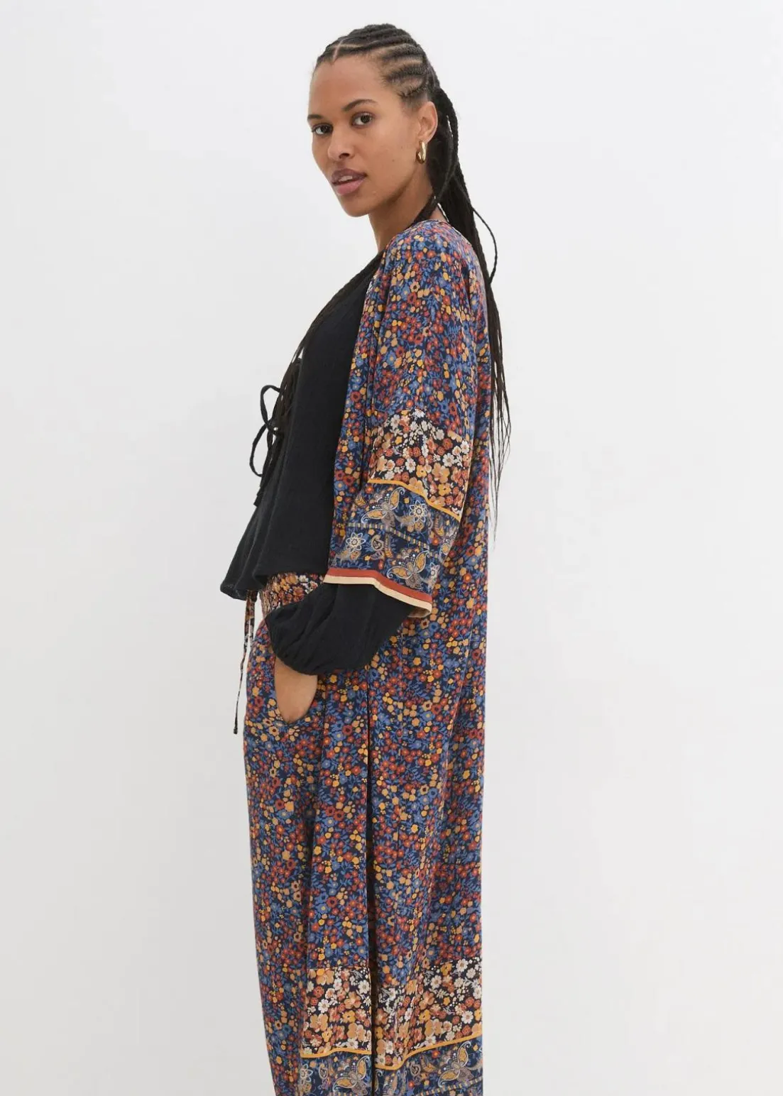 Blusenmantel aus Viskose