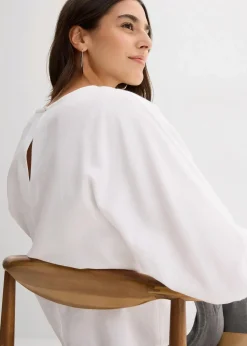 Blusenshirt aus reiner Baumwolle