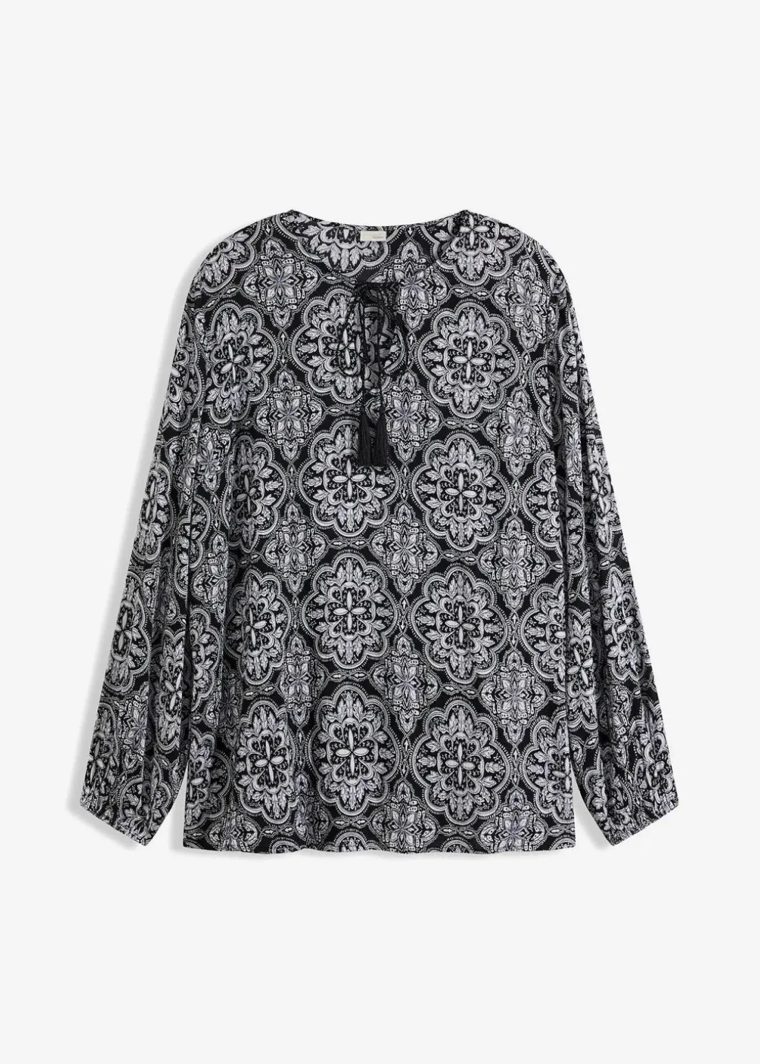 Blusenshirt aus strukturierter Viskose