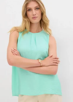 Blusentop aus fließendem Viskose-Mix