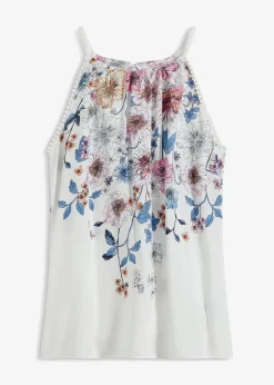 Blusentop aus fließender Viskose