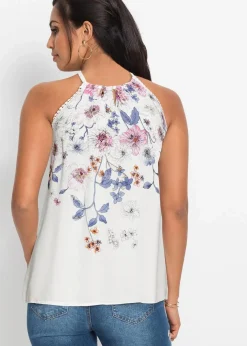 Blusentop aus fließender Viskose