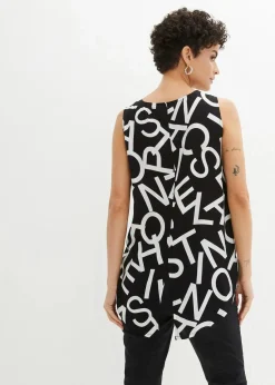 Blusentop aus fließender Viskose