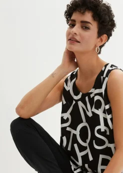 Blusentop aus fließender Viskose