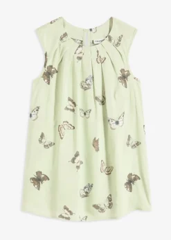 Blusentop aus fließender Viskose